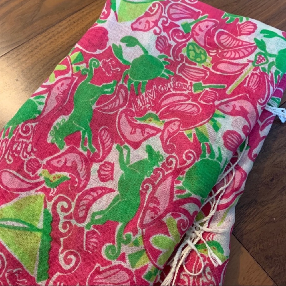 Lilly Pulitzer ‘Lilly Loves Maryland’ Murfee scarf
